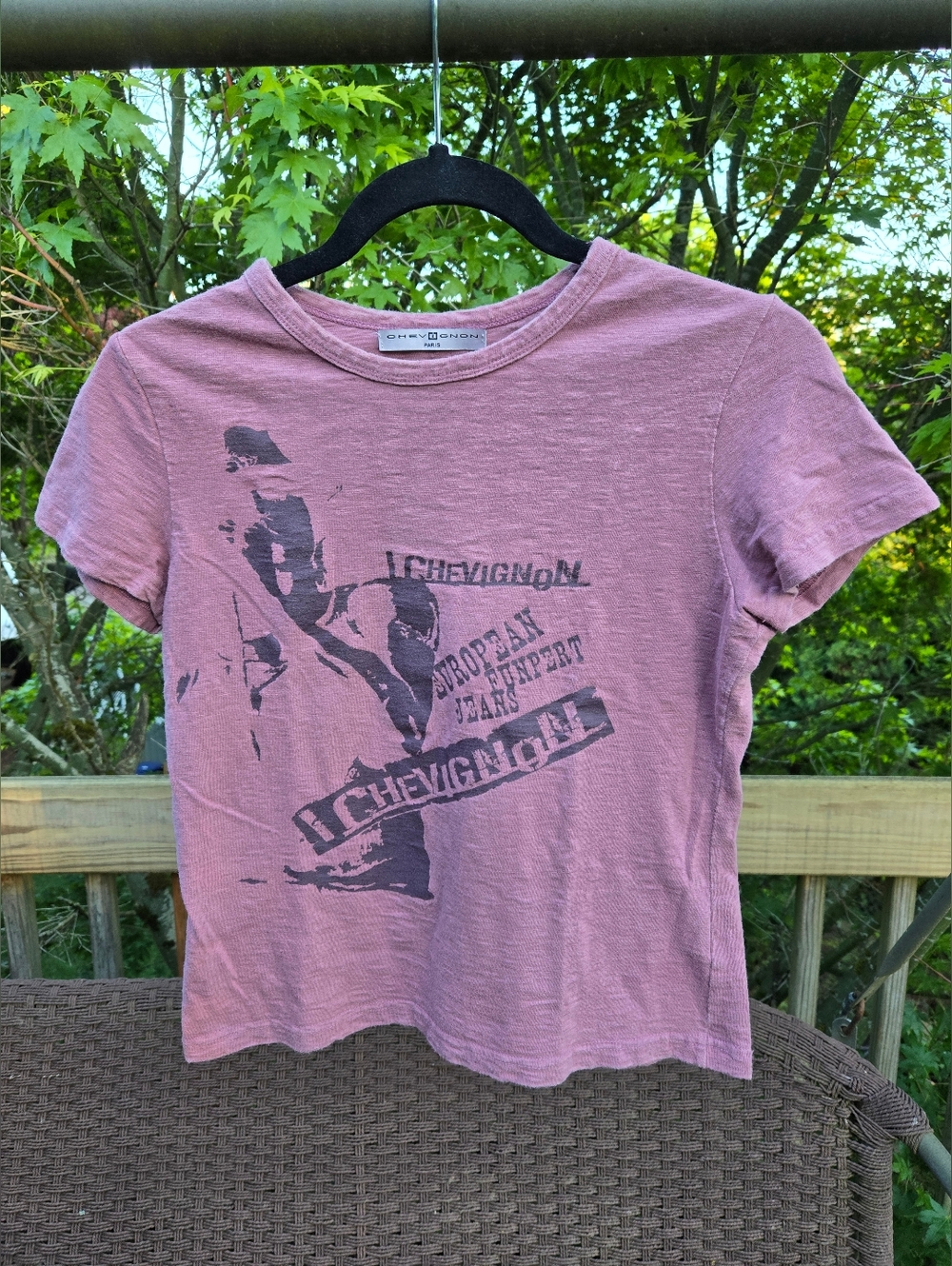 Vintage Chevignon Paris Pink T-shirt